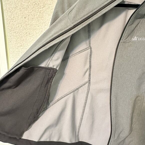 The North Face Windwall Jacket Adult Womens Med.  Gray Full Zip Mock Neck Casual - Picture 9 of 16